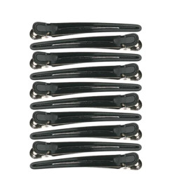 10 Pinces Sépare Mèches Noires