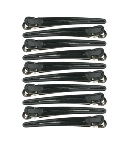 10 Pinces Sépare Mèches Noires