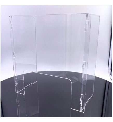 Plexiglas de protection pour table à manucure