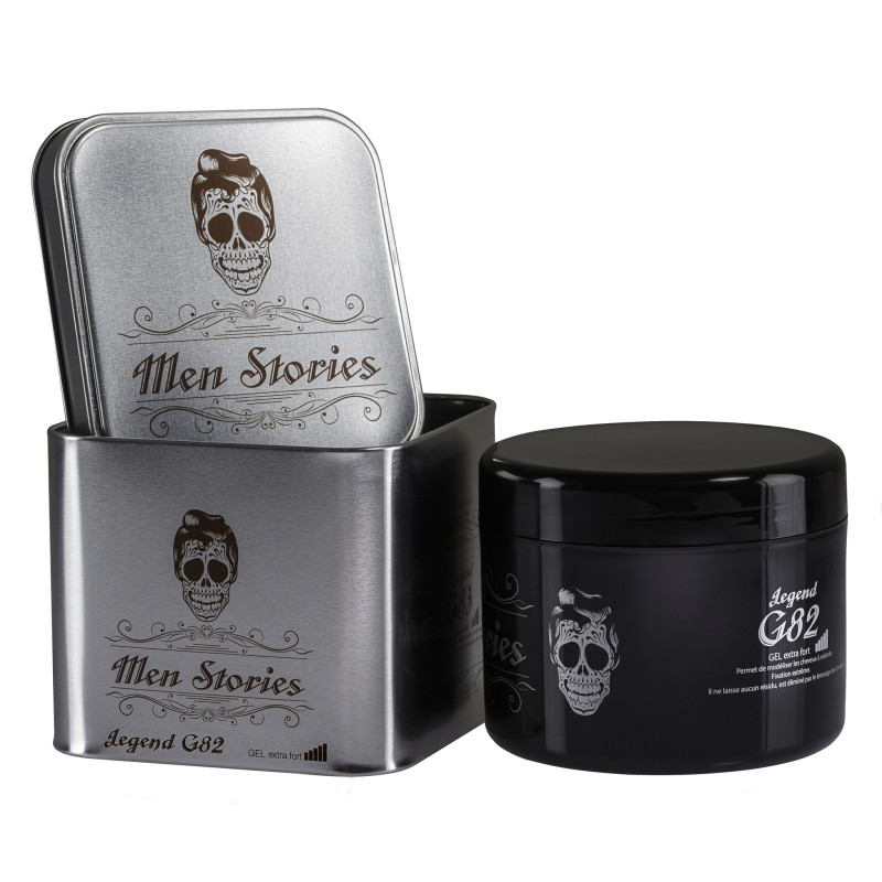 Gel Extra Fort Boite Métal Men Stories500 ml