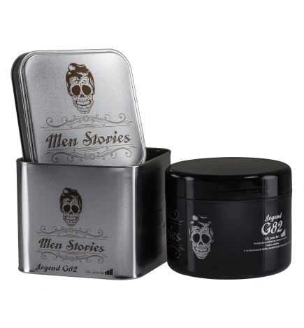 Gel Extra Fort Boite Métal Men Stories500 ml