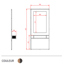 Coiffeuse Richard Bois Métal Collection Garage