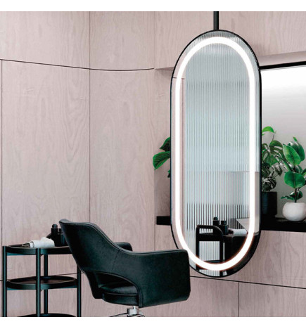 Coiffeuse Loop Ovale Noire