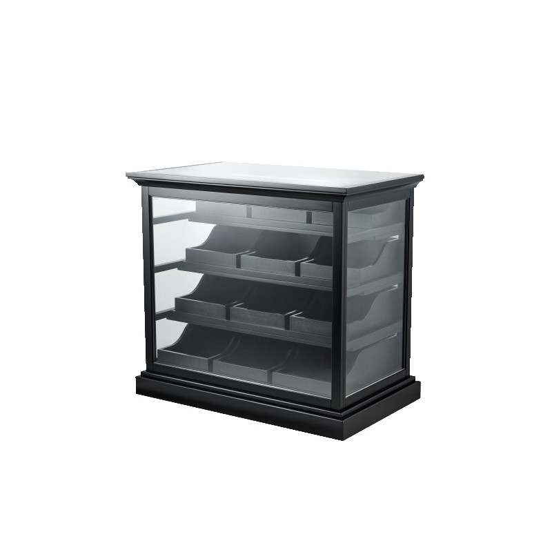 Meuble Présentoir Reno Noir Meuble Présentoir Reno Noir