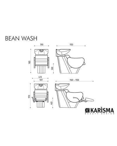 Bac à Shampoing Relax Bean Wash Karisma