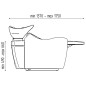 Bac de Lavage Throne Relax Karisma Bac de Lavage Throne Relax Karisma