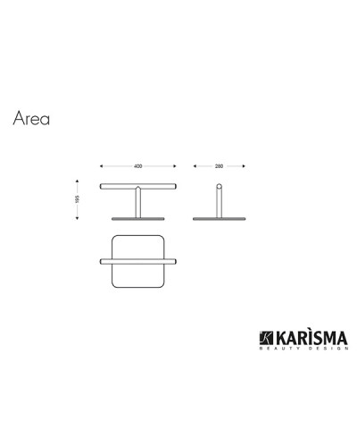 Repose-pieds Aera Gold Karisma