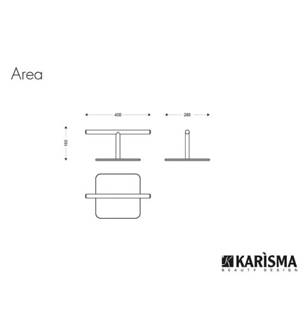 Repose-pieds Aera Gold Karisma