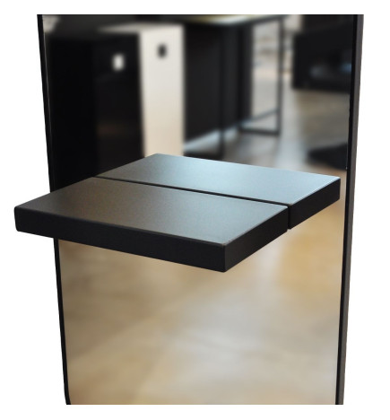 Coiffeuse Rectangulum Noire Nelson Mobilier