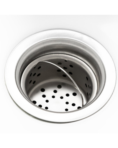 Bac de Lavage Conk avec Assise Skai Noir DDUUEETT