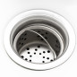 Bac de Lavage Conk avec Assise Skai Noir DDUUEETT Bac de Lavage Conk avec Assise Skai Noir DDUUEETT