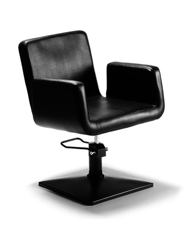 Fauteuil Quiff Skai Noir à Pompe Hydraulique DDUUEETT