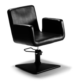 Fauteuil Quiff Skai Noir à Pompe Hydraulique DDUUEETT