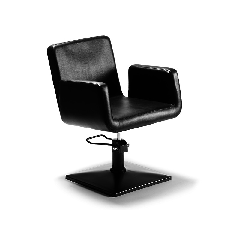 Fauteuil Quiff Skai Noir à Pompe Hydraulique DDUUEETT