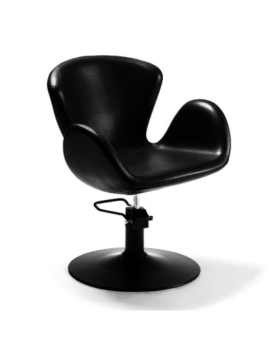 Fauteuil Bob Skai Noir avec Pompe Hydraulique