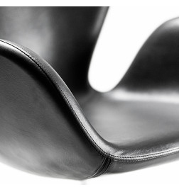 Fauteuil Bob Skai Noir avec Pompe Hydraulique