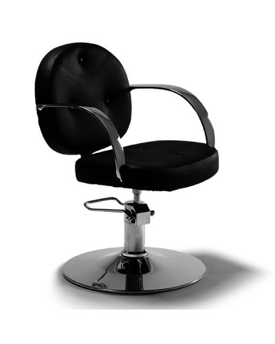 Fauteuill Perm Skai Noir à Pompe Hydraulique