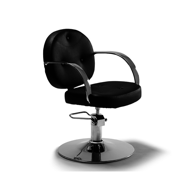 Fauteuill Perm Skai Noir à Pompe Hydraulique