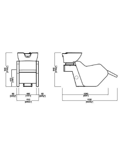 Bac NovaWash Cuvette Blanche Nelson Mobilier