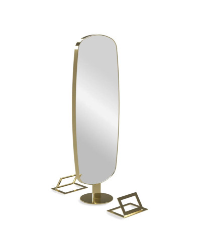 Coiffeuse Ovalis Double Or - Sans Tablette Nelson Mobilier