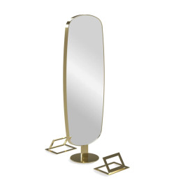Coiffeuse Ovalis Double Or - Sans Tablette Nelson Mobilier