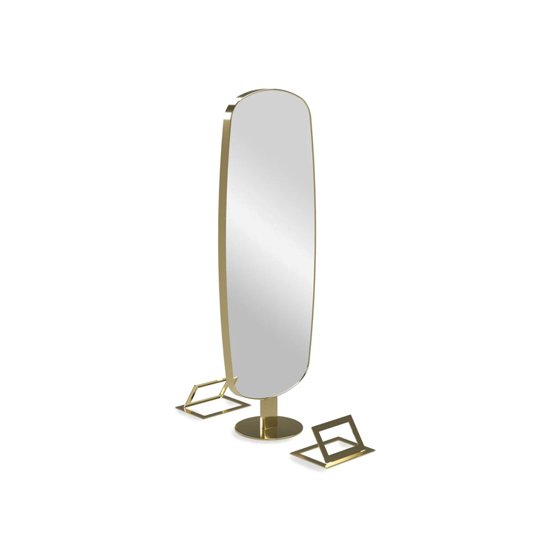 Coiffeuse Ovalis Double Or - Sans Tablette Nelson Mobilier