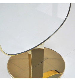 Coiffeuse Ovalis Double Or - Sans Tablette Nelson Mobilier
