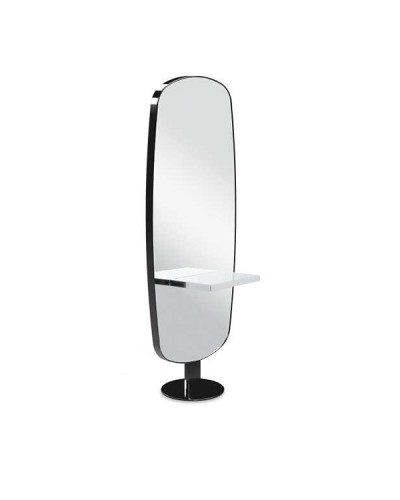 Coiffeuse Ovalis Double Noire Nelson Mobilier