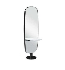 Coiffeuse Ovalis Double Noire Nelson Mobilier