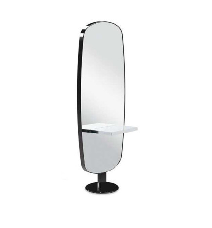 Coiffeuse Ovalis Double Noire Nelson Mobilier