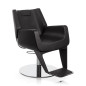 Fauteuil Barbier Boss-light Noir Base Ronde Pompe Hydraulique Nelson Mobilier Fauteuil Barbier Boss-light Noir Base Ronde Pompe Hydraulique Nelson Mobilier