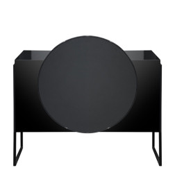 Caisse Scamnum Noire Nelson Mobilier