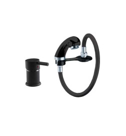 Mitigeur Complet Gamox Finition Noir Mat Nelson Mobilier