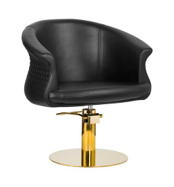 Fauteuil Gabbiano Versailles Noir et Or