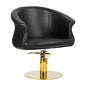 Fauteuil Gabbiano Versailles Noir et Or