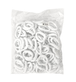 Elastiques en Mousse Vrac 100 Pcs Blanc
