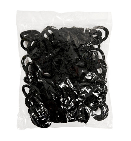 Elastiques en Mousse Vrac 100 Pcs Noir