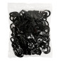 Elastiques en Mousse Vrac 100 Pcs Noir Elastiques en Mousse Vrac 100 Pcs Noir