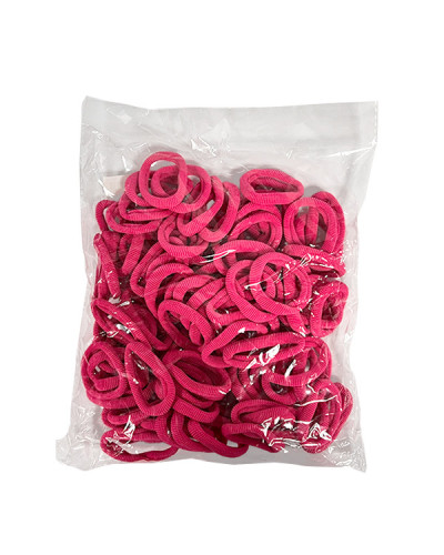 Elastiques en Mousse Vrac 100 Pcs Fuschia