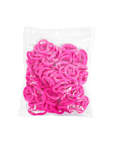 Elastiques en Mousse Vrac 100 Pcs Rose