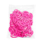 Elastiques en Mousse Vrac 100 Pcs Rose