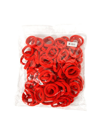 Elastiques en Mousse Vrac 100 Pcs Rouge