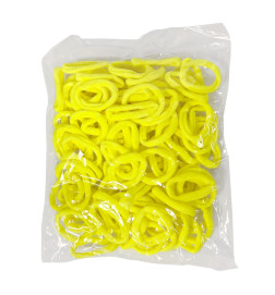 Elastiques en Mousse Vrac 100 Pcs Jaune