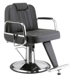 Fauteuil Barbier Tonsur Skaï Blanc Logyks DDUUEETT