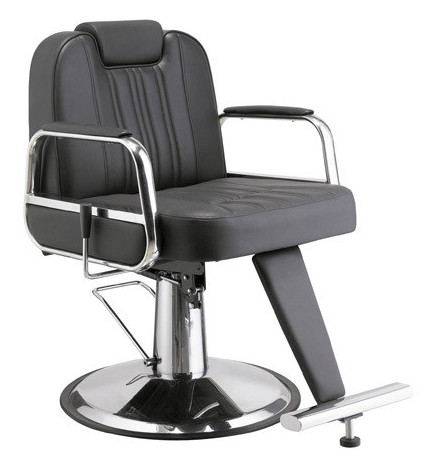 Fauteuil Barbier Tonsur Skaï Blanc Logyks DDUUEETT