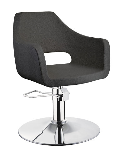 Fauteuil WEDGE Skai Noir Logyks DDUUEETT