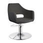Fauteuil WEDGE Skai Noir Logyks DDUUEETT