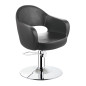Fauteuil MOP Skai Noir Logyks