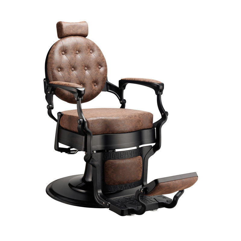Fauteuil Vintage Mae Skaï Marron Logyks