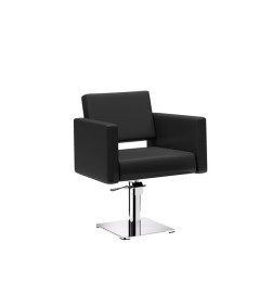 Fauteuil LERA Skai Noir Hydraulique